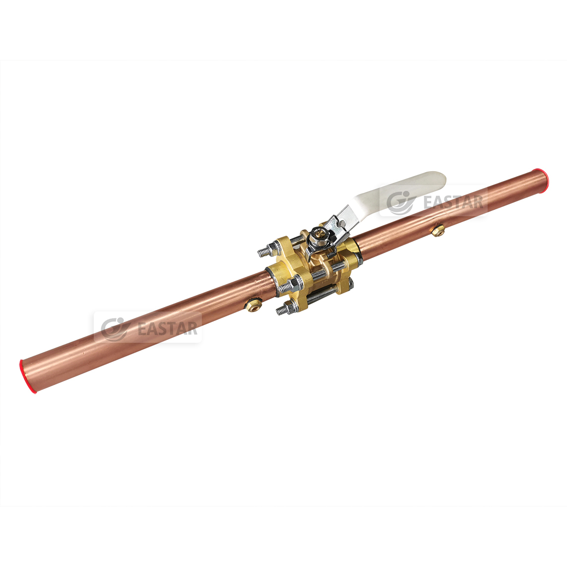 3-piece Brass Medical Gas Ball Valve with Extensions