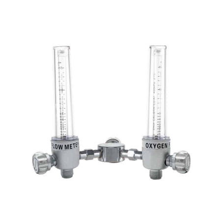 Double Flowmeter Medical Gas Flowmeter (Aluminum Alloy )
